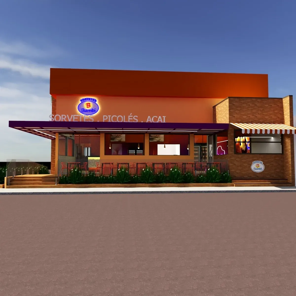 Projeto de loja Sorvetes Bambi - imagem 8