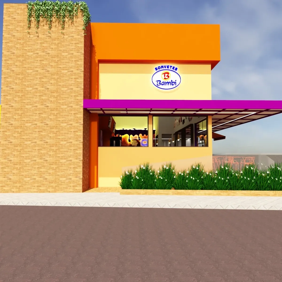 Projeto de loja Sorvetes Bambi - imagem 16